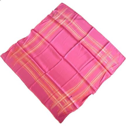 Aker Defolu Sura İpek Eşarp 36816 Pembe Turuncu Karışık Desen