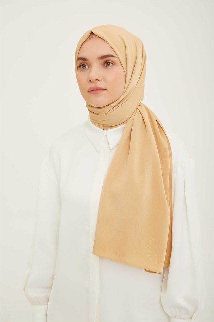 Armine Trend Camel Kırınkıl Şal-06