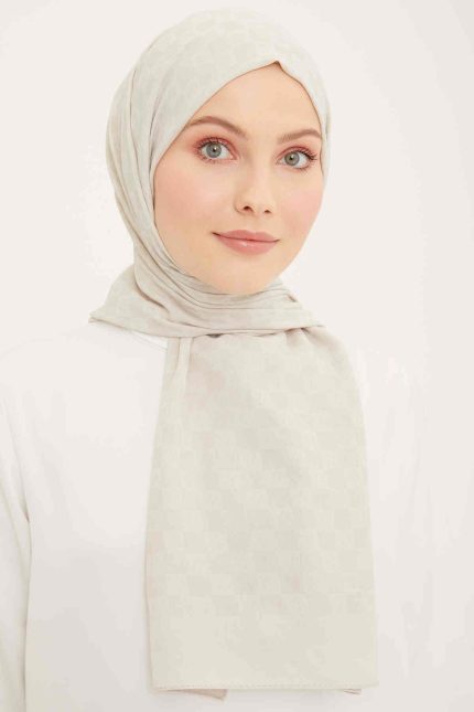 Armine Trend Ultra Lıght A Logo Kemik Rengi Şal 18-23004