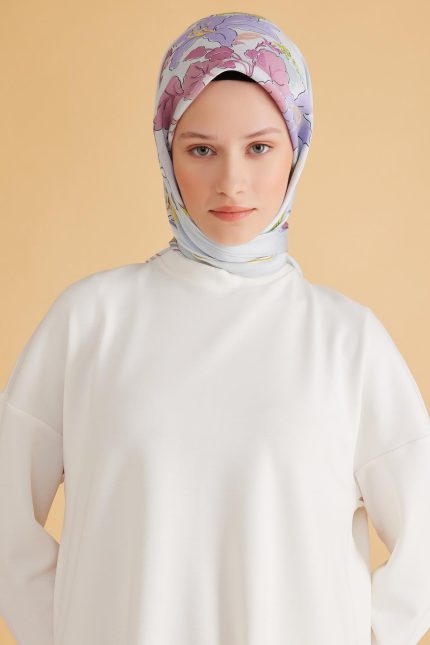 Belli Fresh Pure Eşarp 1-05 Vizon Karışık Desen 49982