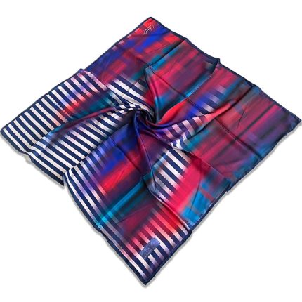 Defolu Polyester La Boutique Lacivert Karma Desen Eşarp 1571-04  34540