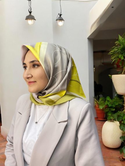 L'awilia Yeşil Tivil İpek Eşarp 31700-164