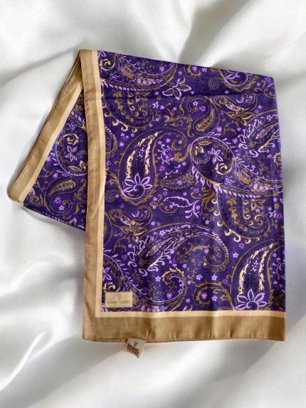 Shawl Secret Glamour Pamuklu Etnik Soft Şal 49517 Mor